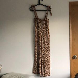 Leopard printed jumpsuit